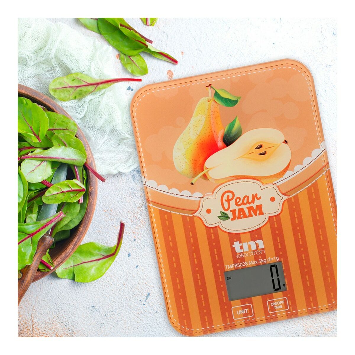 balança de cozinha TM Electron Pear Jam 5 kg